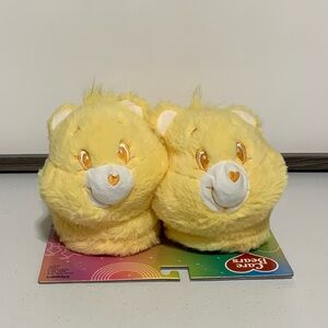 Care Bears™ Yellow Puffy Slippers-Size XS-S (5-6) New